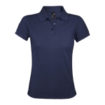 Polo para mulher, poliester e algodão resistente 200 g/m2 SOL'S Prime cor azul-marinho