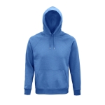 Sweatshirt eco com capuz 280 g/m2 cor azul