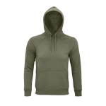 Sweatshirt eco com capuz 280 g/m2 cor caqui nona vista