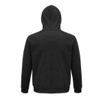Sweatshirt eco com capuz 280 g/m2 cor grafite