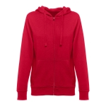 Sweatshirt para mulher em algodão e poliester 320 g/m2 THC Amsterdam cor vermelho