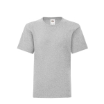 T-shirt para menino algodão ringspun de 150 g/m2 Fruit of the Loom cor cinzento