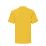 T-shirt para menino algodão ringspun de 150 g/m2 Fruit of the Loom cor amarelo segunda vista