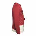 Camisola grande com estampado de Natal tamanho LXL Christmas cor vermelho quinta vista