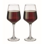 Duas taças de vinho personalizadas de 200ml Set taças Wine cor transparente segunda vista