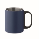 Caneca de aço inoxidável de parede dupla de 300ml Robust cor azul ultramarino