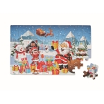 Puzzle de Natal de 60 peças para crianças em caixa metálica Box cor multicolor segunda vista