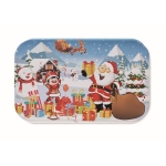 Puzzle de Natal de 60 peças para crianças em caixa metálica Box cor multicolor quinta vista