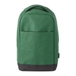 Mochila antirroubo bicolor de poliéster para portátil de 13'' Oxford cor verde-escuro primeira vista