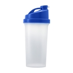 Shaker de plástico com tampa colorida 700ml Shaker Powder cor azul primeira vista