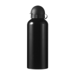 Garrafa de alumínio personalizada, em cores vivas 650ml Basic Style XL cor preto primeira vista