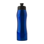 Garrafa de aço personalizada com mosquetão e bocal 700ml Inox Slender cor azul real primeira vista