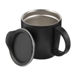 Caneca térmica personalizada pega e base antiderrapante 350ml Antislip cor preto décima segunda vista