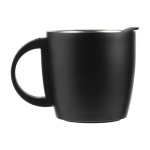 Caneca térmica personalizada pega e base antiderrapante 350ml Antislip cor preto quarta vista