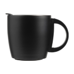 Caneca térmica personalizada pega e base antiderrapante 350ml Antislip cor preto quinta vista