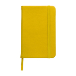 Caderno de bolso de páginas com riscas folhas A6 pautadas cor amarelo primeira vista