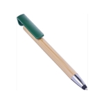 Caneta táctil com suporte para telemóvel tinta azul Bambú Versatile cor verde-escuro quinta vista