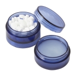 Caixa de 40 pastilhas de menta com bálsamo labial Mentos & Balm cor azul real quinta vista