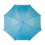 Guarda-chuva manual com tiracolo cor azul-claro segunda vista