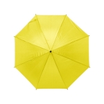 Guarda-chuva de 8 painéis em poliéster 170T cor amarelo primeira vista