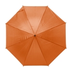 Guarda-chuva de 8 painéis em poliéster 170T cor cor-de-laranja primeira vista