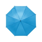 Guarda-chuva de 8 painéis em poliéster 170T cor azul-claro primeira vista