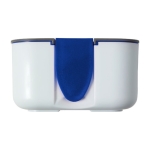 Lancheira de silicone com separador e suporte 850ml Division cor azul real primeira vista