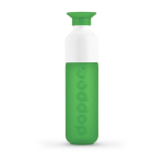 Garrafa reutilizável personalizada Dopper cor verde primeira vista