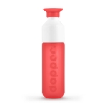 Garrafa reutilizável personalizada colorida Dopper 450ml Original cor coral primeira vista