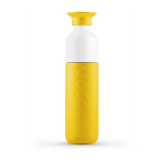 Garrafas promocionais térmicas eco com copo 350ml Dopper Insulated cor amarelo primeira vista