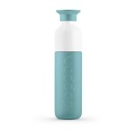 Garrafas promocionais térmicas eco com copo 350ml Dopper Insulated cor verde menta primeira vista