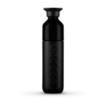 Garrafa térmica pequena eco elegante 350ml Dopper Blazing Black Insulated cor preto primeira vista