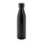 Elegante garrafa metálica de aço reciclado 500ml Lane Recycled cor preto quinta vista