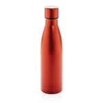 Elegante garrafa metálica de aço reciclado 500ml Lane Recycled cor vermelho quinta vista