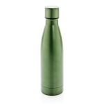 Elegante garrafa metálica de aço reciclado 500ml Lane Recycled cor verde-escuro quinta vista