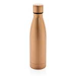 Elegante garrafa metálica de aço reciclado 500ml Lane Recycled cor dourado quinta vista