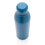 Garrafas térmicas para brindes de aço reciclado 500ml Nomad Recycled cor azul terceira vista