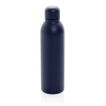 Garrafas térmicas para brindes de aço reciclado 500ml Nomad Recycled cor azul-marinho