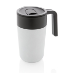 Caneca fabricada em plástico reciclado e metal 480ml Vogue Recycled. cor branco sétima vista