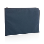 Elegante bolsa minimalista para PC poliéster reciclado 15,6'' Impact cor azul-marinho quarta vista