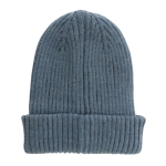 Gorro de inverno materiais sustentáveis capa dupla Impact Polylana cor azul segunda vista