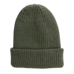 Gorro de inverno materiais sustentáveis capa dupla Impact Polylana cor verde segunda vista