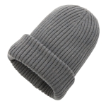 Gorro de inverno materiais sustentáveis capa dupla Impact Polylana cor cinzento-escuro segunda vista