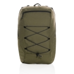 Mochila publicitária para caminhada com multibolsos Hiking Impact cor verde militar segunda vista