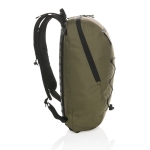 Mochila publicitária para caminhada com multibolsos Hiking Impact cor verde militar terceira vista