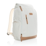 Mochila para portátil de 15'' de material reciclado Getaway cor branco-sujo