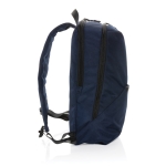 Mochila para levar o portátil de 15,6'' de poliéster reciclado Daypack cor azul-marinho terceira vista