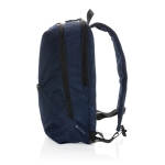 Mochila para levar o portátil de 15,6'' de poliéster reciclado Daypack cor azul-marinho quarta vista