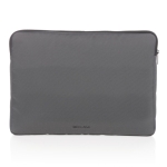 Bolsa para portátil com bolso lateral cor cinzento-escuro terceira vista