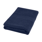 Toalha personalizada de 70x140cm de algodão de 450 g/m2 Soft Bath cor azul-marinho